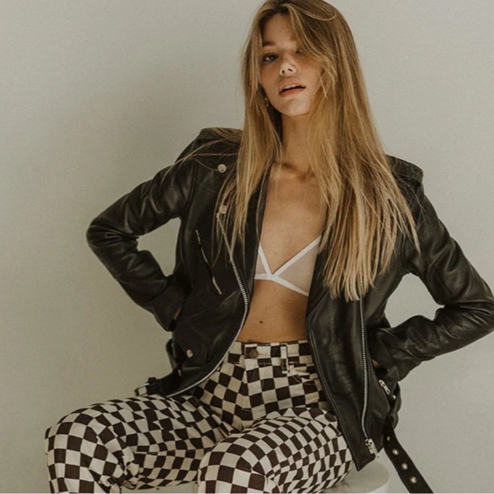 Classic Understated Leather Easy Rider jacket - Picture 3 of 7
